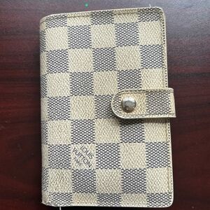 LOUIS VUITTON Cream Portefeuille Viennois Damier Bifold Wallet